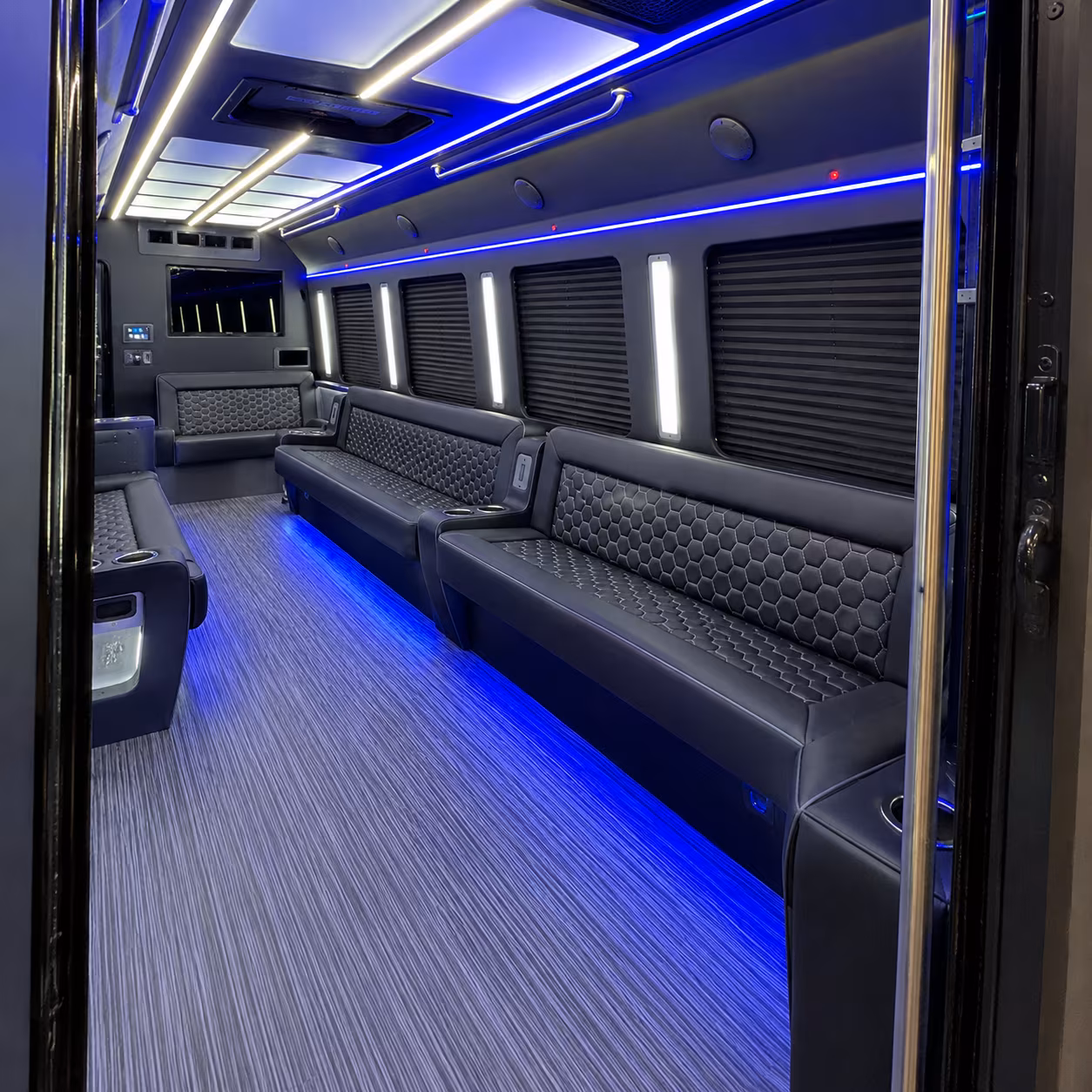 Escondido Birthday, Sweet 16, & Quinceañera Transportation onboard seating