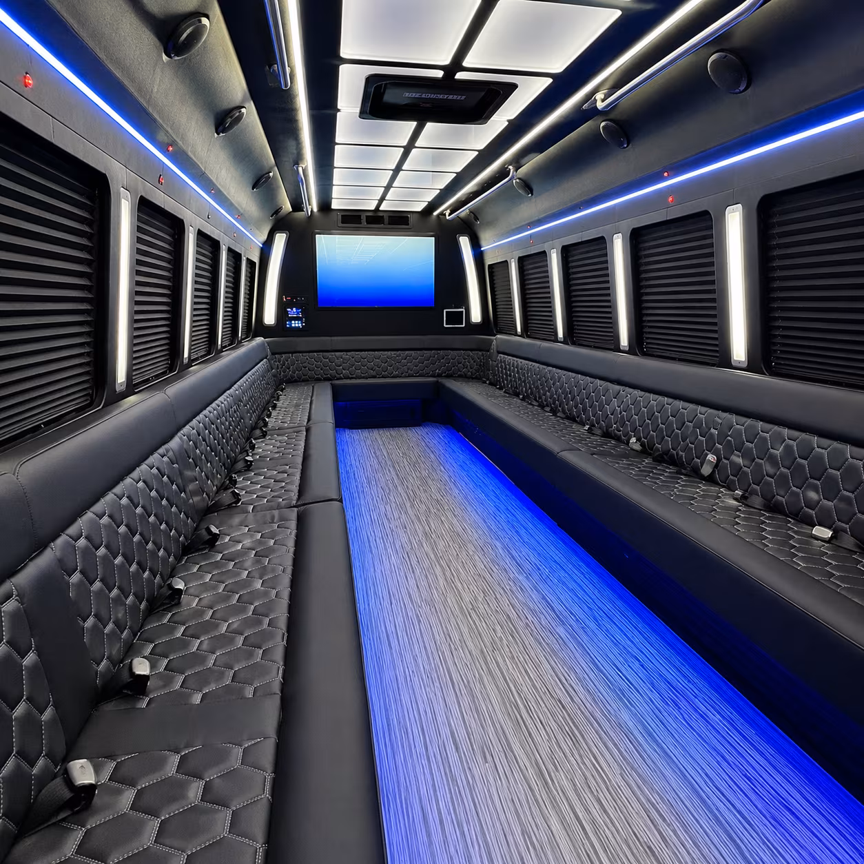 Escondido Concert & Music Festival Transportation party bus exterior