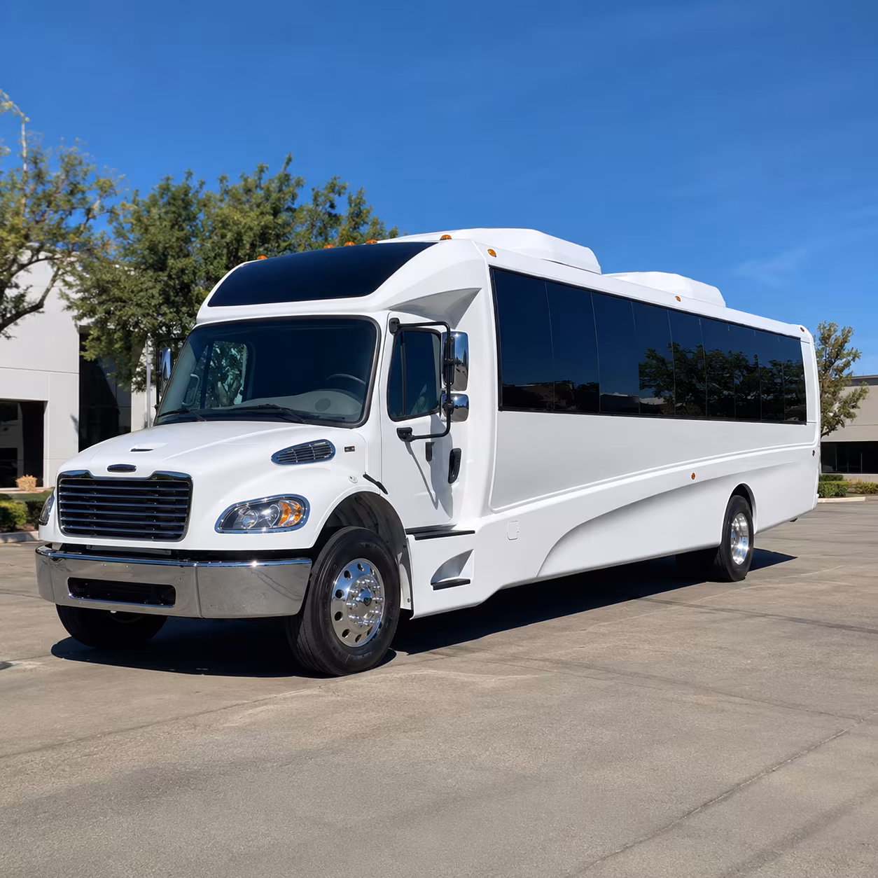 Escondido Corporate Transportation party bus exterior