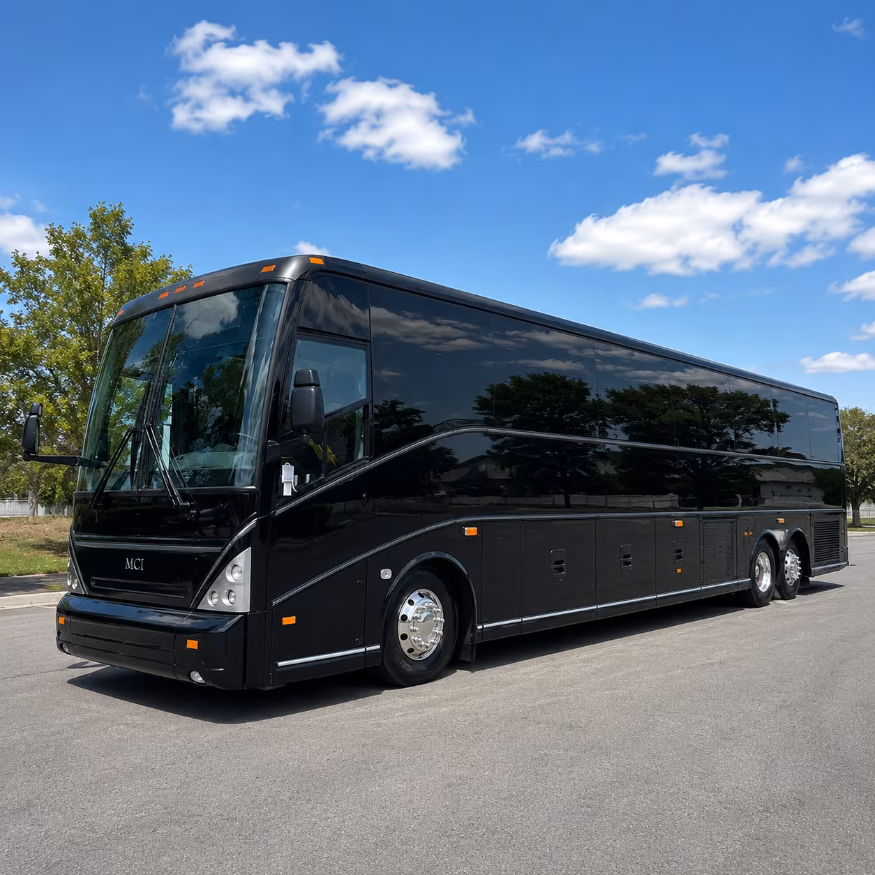 Escondido Corporate Transportation party bus exterior