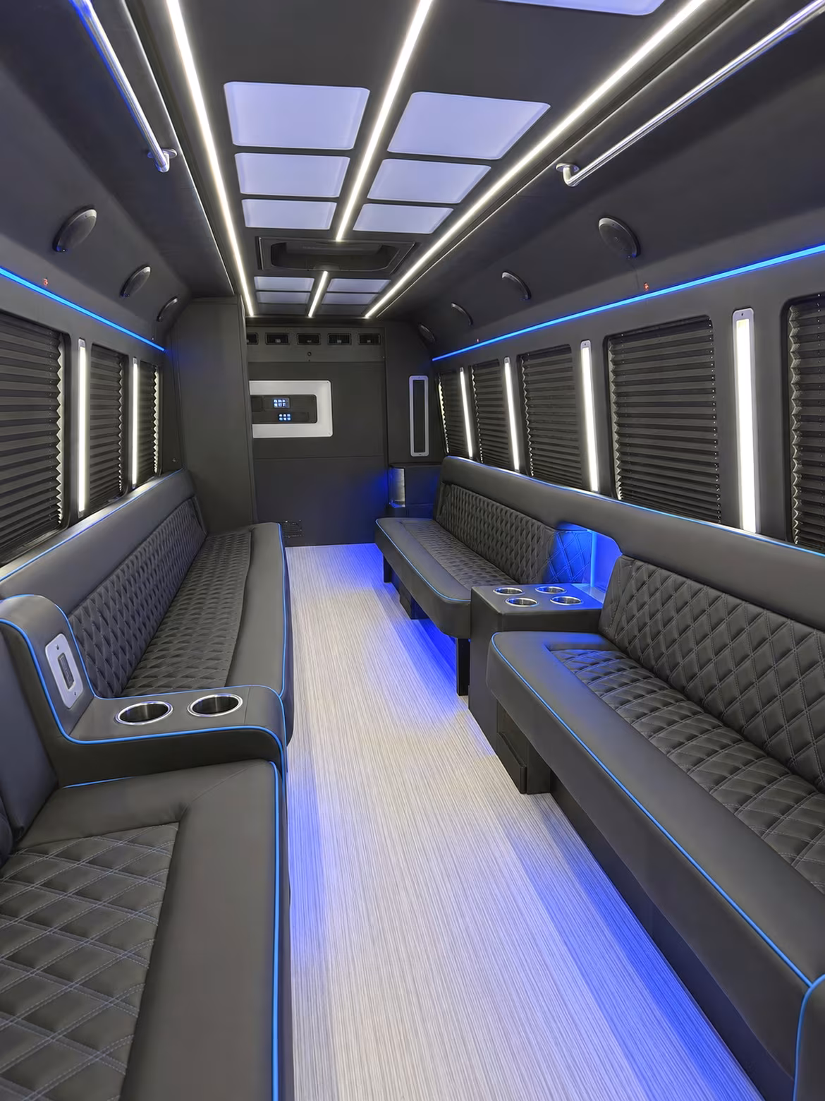Escondido Prom & Homecoming Transportation party bus interior