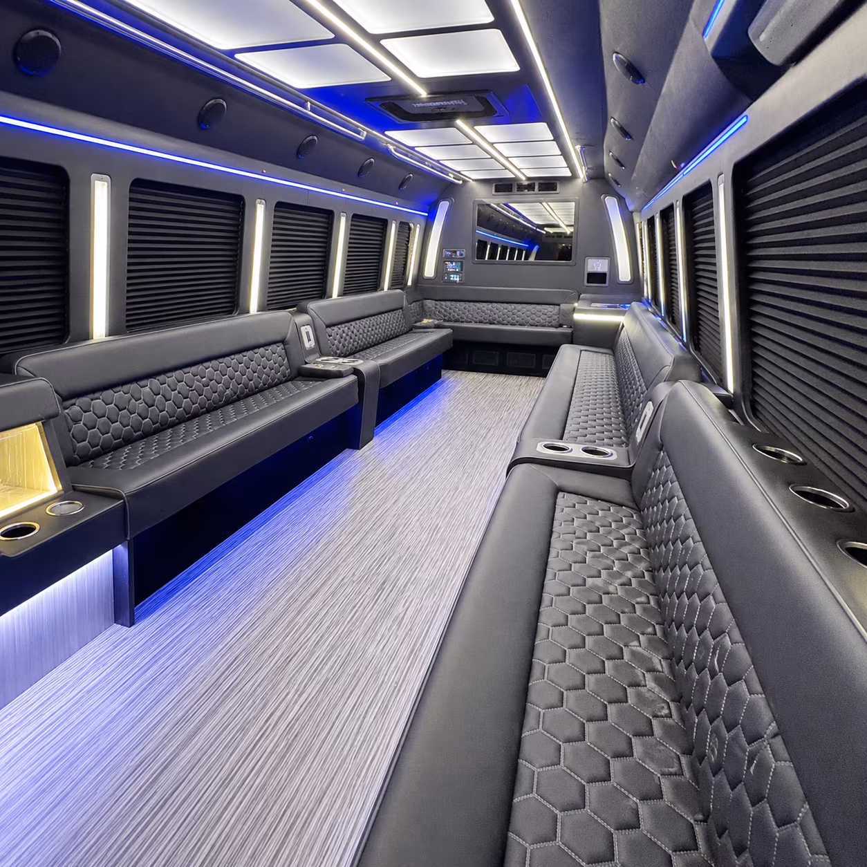 Escondido Prom & Homecoming Transportation party bus exterior
