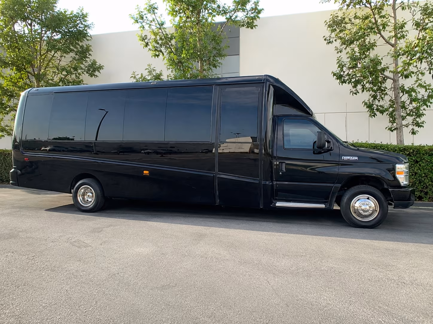 Escondido School Event Transportation party bus exterior