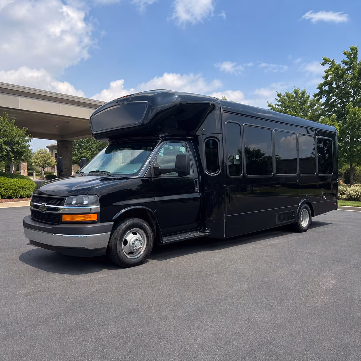 Escondido Sporting Event Transportation party bus exterior