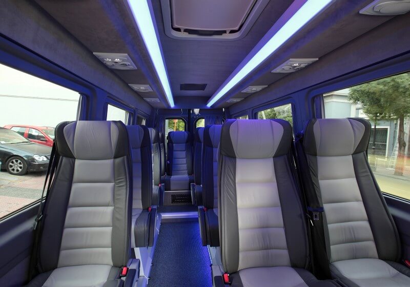 Chico 18 Passenger Van/Minibus Interior