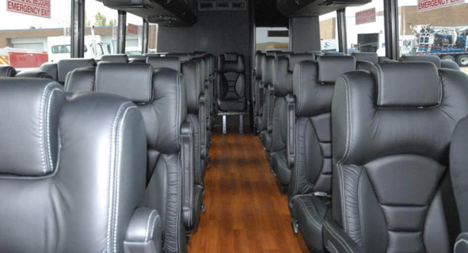 San Marcos 20 Passenger Minibus Interior