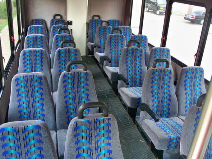 Carson 25 Passenger Mini Bus Interior