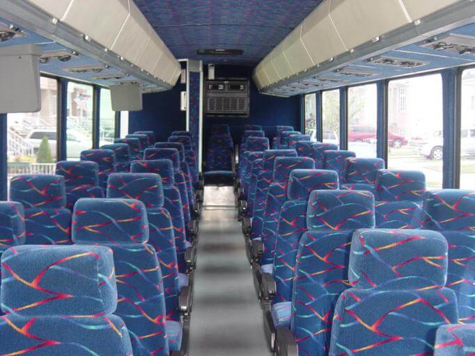 Tracy 35 Passenger Shuttle Bus Interior