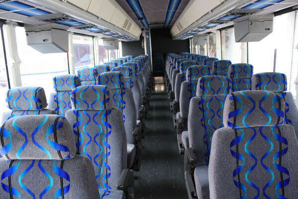 Carson 40 Passenger Coach Bus Interior