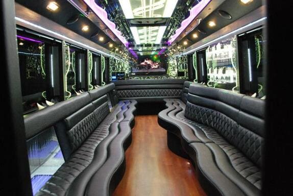 Carson 25 Passenger Limo bus Interior